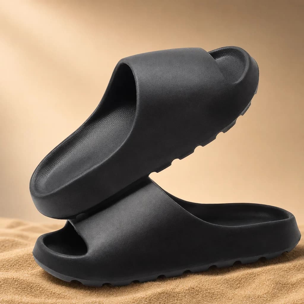 Coconut Cloud Slides sole detail